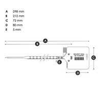 Security seal (500 pcs) SSHE-002