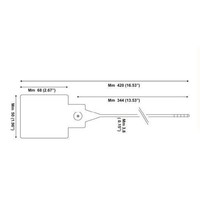 Afsluiter lockout seals (500 stuks) SSTL-03