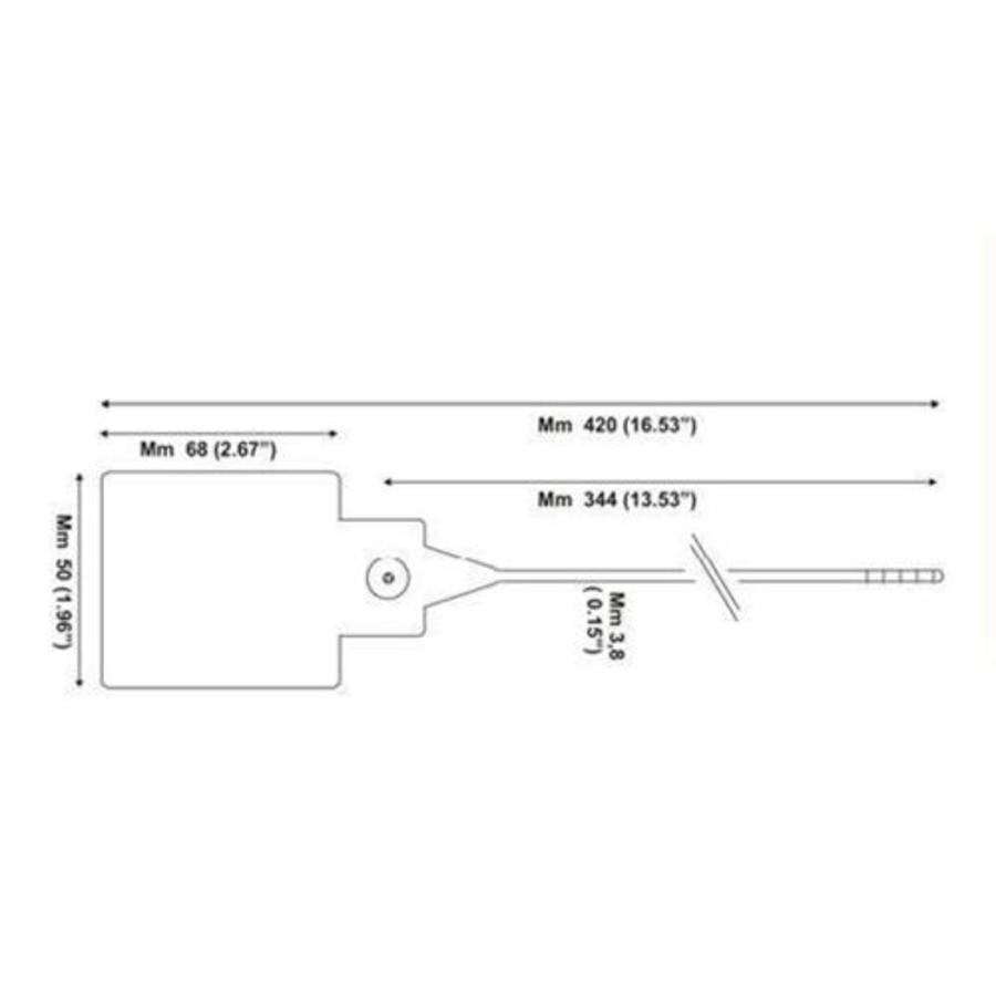 Valve lockout isolation seal (500 pcs) SSTL-03