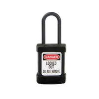 Safety padlock black S32BLK- S32KABLK