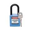 Brady Nylon safety padlock blue 813593