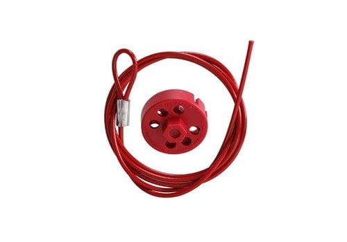 Pro-lock cable lockout red 