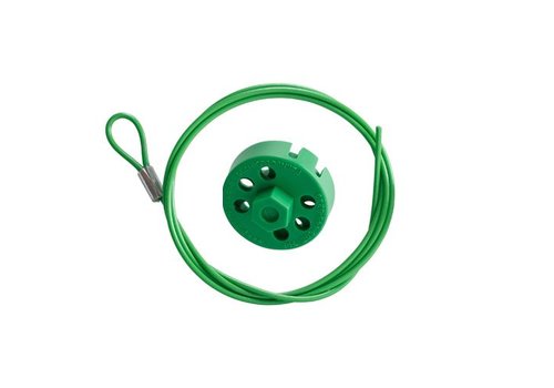 Pro-lock cable lockout green 