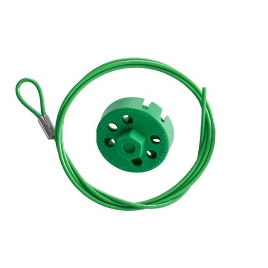 Pro-lock cable lockout green PR-01XSGS