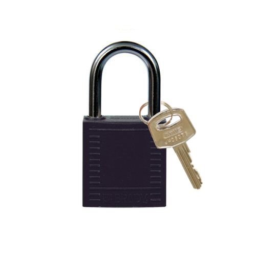 Nylon compact safety padlock black 814115 