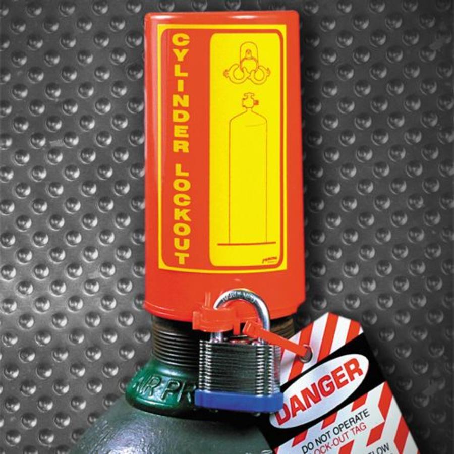 Gas cylinder lockout 045629