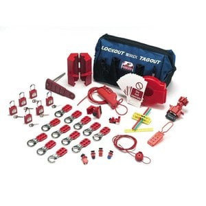 Lockout Safety Valve and Electrical Lockout Kit - Large - LOTO