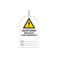 Safety tags German