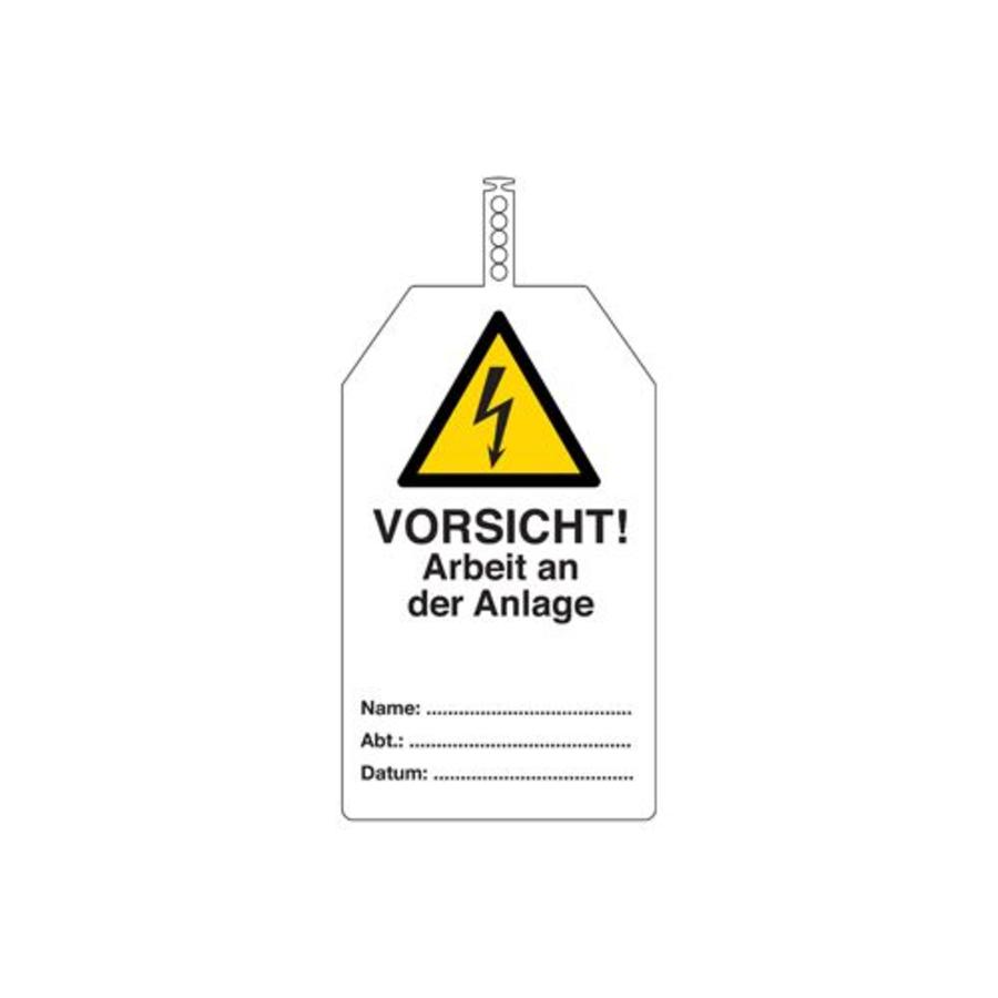 Safety tags German