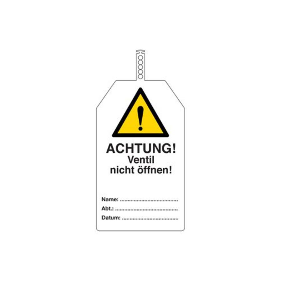 Safety tags German