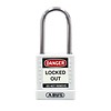 Abus Aluminum safety padlock with white cover 77574