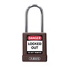 Abus Aluminum safety padlock with brown cover 77577