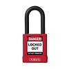 Aluminium safety padlock with red cover 74/40 red