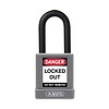 Abus Aluminium safety padlock with grey cover 58979