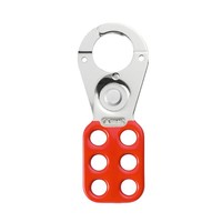 Abus Aluminium safety padlock with red cover 84807