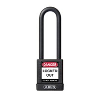 Aluminum safety padlock with back cover 58980