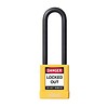 Aluminum safety padlock with yellow cover 74/40HB75 yellow