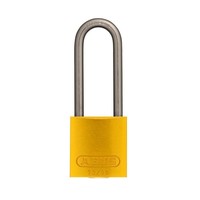 Anodized aluminium safety padlock yellow 72IB/30HB50 GELB
