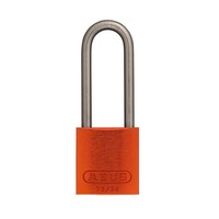 Anodized aluminium safety padlock orange 72IB/30HB50 ORANGE