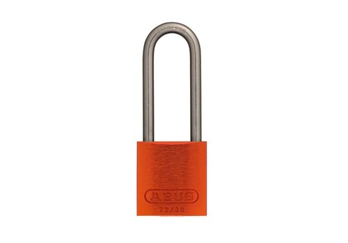 Anodized aluminium safety padlock orange 72IB/30HB50 ORANGE 