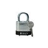 Brady Laminated steel safety padlock black 8140087