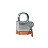 Brady Laminated steel safety padlock orange 814091