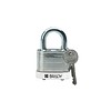 Laminated steel safety padlock white 814094