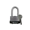 Brady Laminated steel safety padlock black 814096