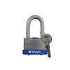 Brady Laminated steel safety padlock blue 814095