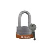 Laminated steel safety padlock brown 814101