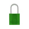 Abus Anodized aluminium safety padlock green 72/30 GRÜN