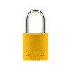 Abus Anodized aluminium safety padlock yellow 72/30 GELB