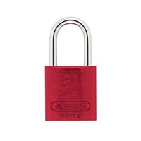 Anodized aluminium safety padlock red 72/30 ROT