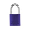Abus Anodized aluminium safety padlock purple 72IB/30 LILA