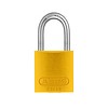 Abus Anodized aluminium safety padlock yellow 72IB/30 GELB