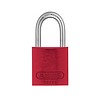 Abus Anodized aluminium safety padlock red 72IB/30 ROT