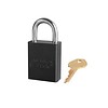 Master Lock Anodized aluminium safety padlock black S1105BLK