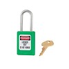 Safety padlock green S33GRN