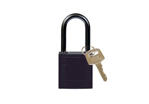 Nylon compact safety padlock black 814125 