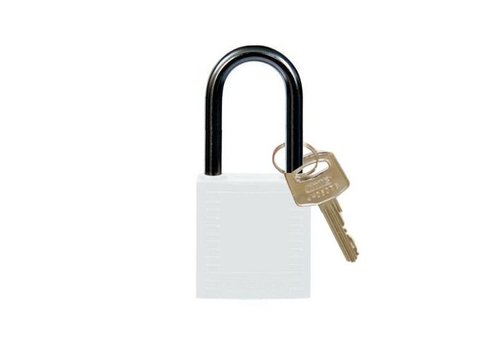 Nylon compact safety padlock white 814132 