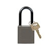 Nylon compact safety padlock grey 814133