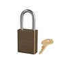 Master Lock Anodized aluminium safety padlock brown S1106BRN
