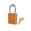 Master Lock Anodized aluminium safety padlock orange S1106OR