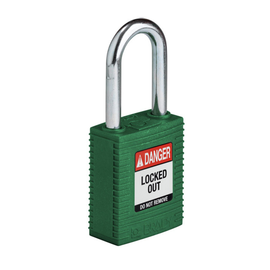 SafeKey nylon Sicherheitsvorhängeschloss grün 150368 / 150337