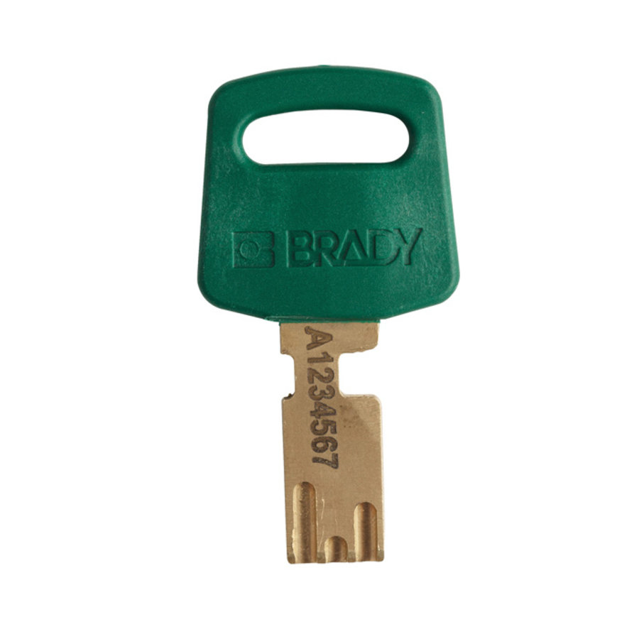 SafeKey nylon veiligheidshangslot groen 150368 / 150337