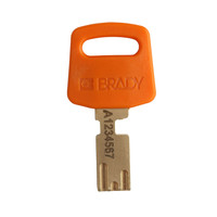 SafeKey nylon veiligheidshangslot oranje 150320 / 150364