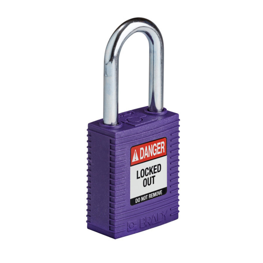 SafeKey nylon Sicherheitsvorhängeschloss lila 150250 / 150362