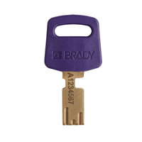 SafeKey nylon safety padlock purple 150250 / 150362