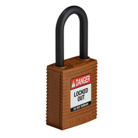 SafeKey nylon veiligheidshangslot bruin 150318 /  150309