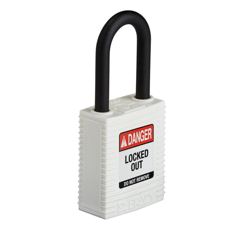 SafeKey nylon veiligheidshangslot wit  150365 / 150308